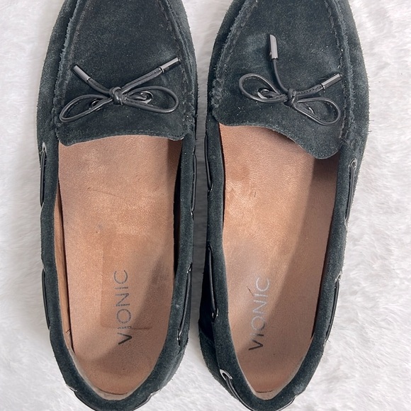 Vionic Black Leather Suede Virginia Loafer size 8.5 - Picture 10 of 11